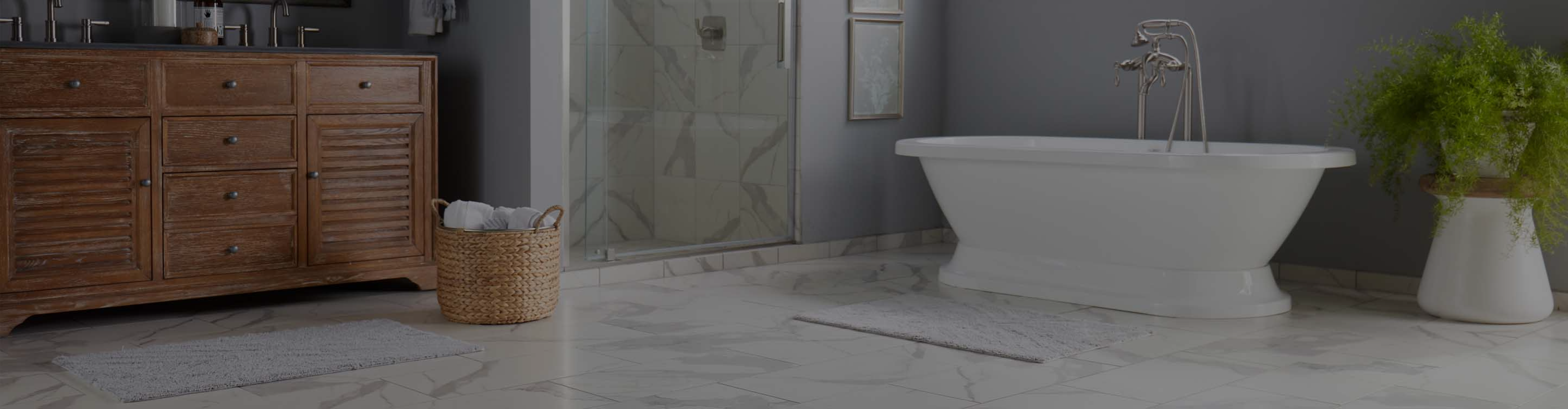 Bathroom tile flooring installation in Hutchinson, MN