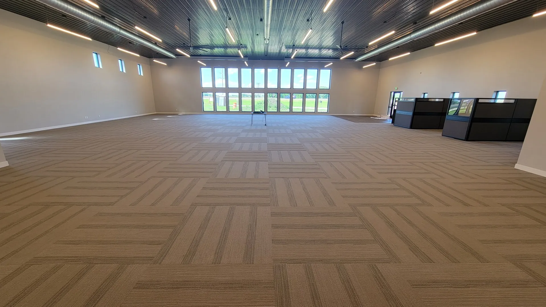 commercial flooring job